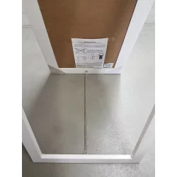 MIROIR PSYCHÉ BLANC PATINÉ AVEC MOULURES
