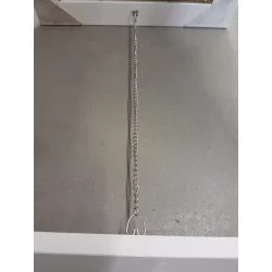 MIROIR PSYCHÉ BLANC PATINÉ AVEC MOULURES