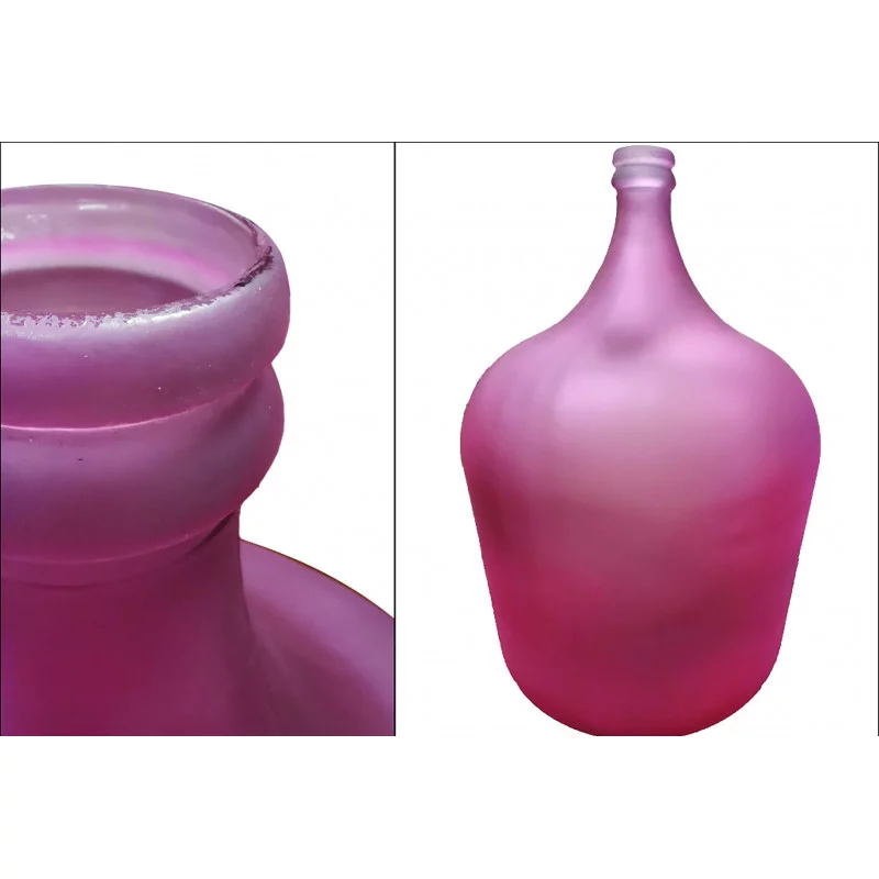 DAME-JEANNE 34L MAT ROSE 40x56cm