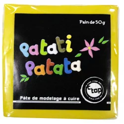 PATE POLYMERE JAUNE PATATI PATATA 50 GRS