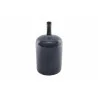 VASE BLEU NUIT EN GRÈS MM D12xH24cm
