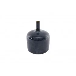 VASE BLEU NUIT EN GRÈS PM D12xH16cm