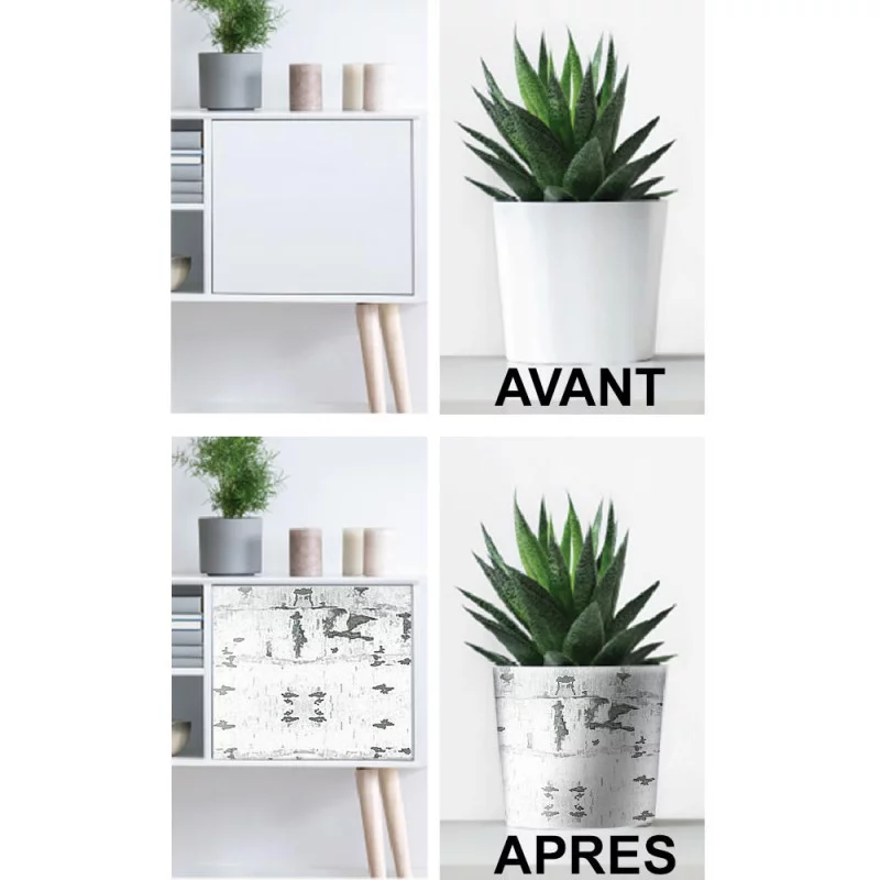 ADHESIF ASPECT BOULEAU