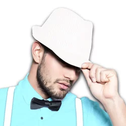 CHAPEAU COLORZ BLANC