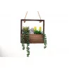 CADRE SUSPENDU ZEN AVEC PLANTES BOUDDHA