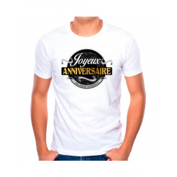 T SHIRT JOYEUX ANNIV HOMME