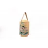 LANTERNE BAMBOU FLEURS DE CERISIER 15X25