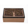BOITE RANGEMENT ARBRE DE VIE 24X16CM