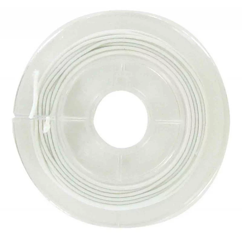 ELASTIQUE GAINE BLANC 1 MM X 5 M