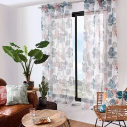 VOILAGE SUMATRA ARGILE VERTE 140X240CM