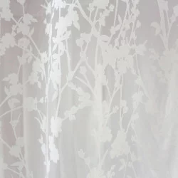 VOILAGE KYOTO DEVORE BLANC 140X240CM