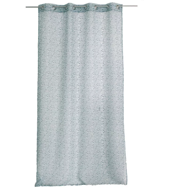 VOILAGE COTTAGE IMPRIME LAGON 140X240CM
