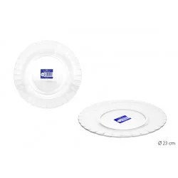 ASSIETTE PLATE 23CM PARIS VERRE