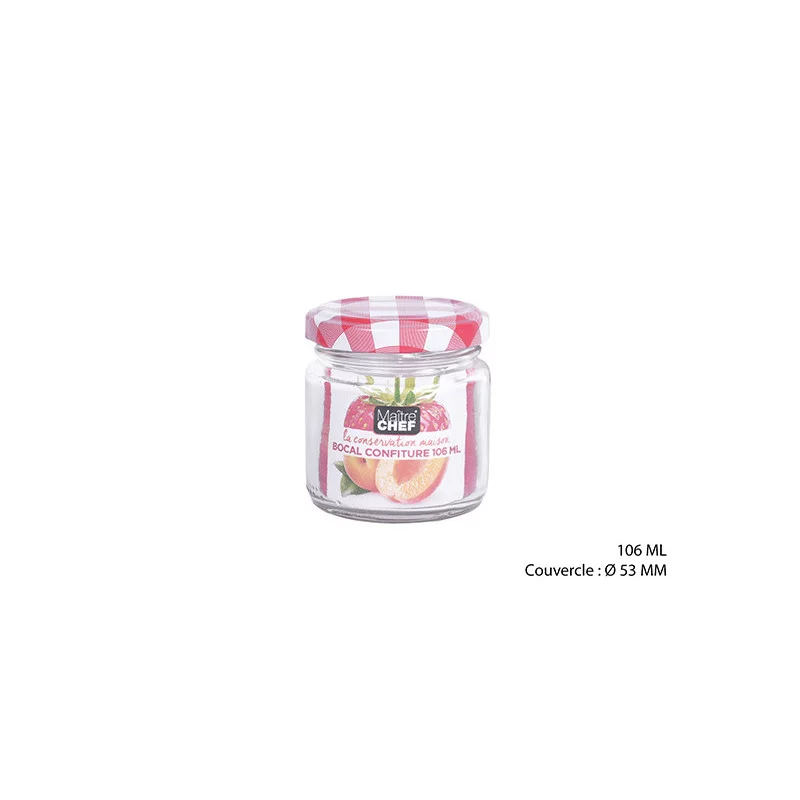 BOCAL CONFITURE 106mL VERRE
