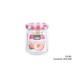 BOCAL CONFITURE 212mL VERRE