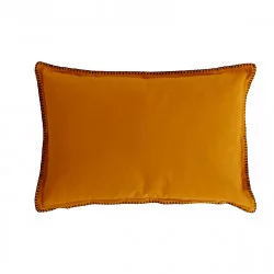 COUSSIN MOUTARDE COPACABANA 60X40cm
