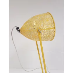 LAMPE BUREAU ROSALIE JAUNE 17x16xH40cm