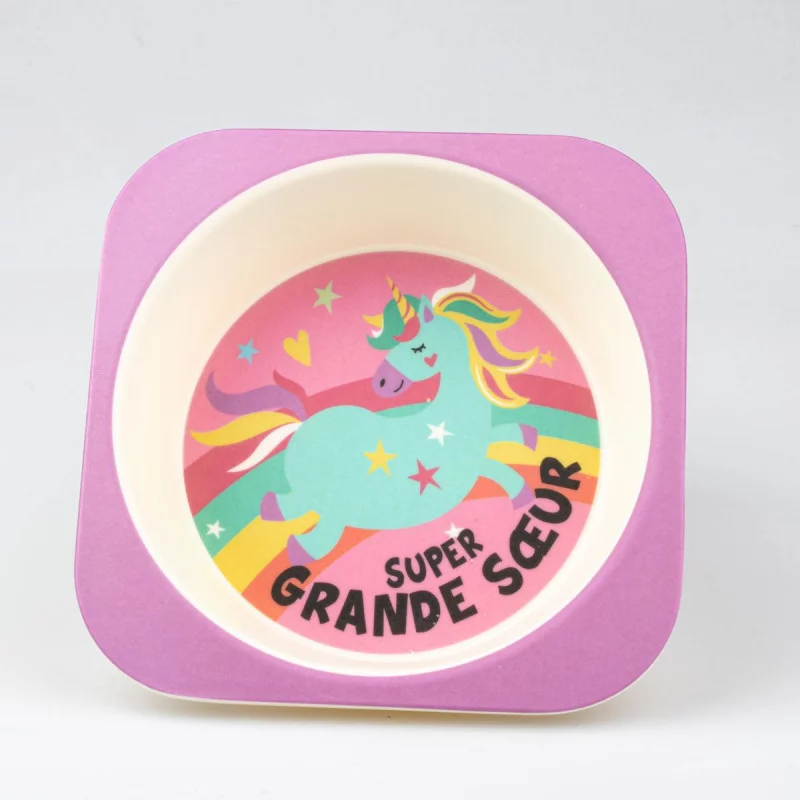 Assiette Super grande sœur Assiette Super grande sœur