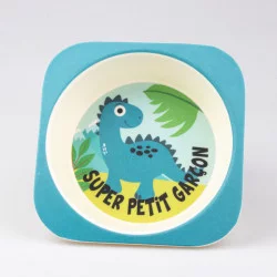 ASSIETTE SUPER PETIT GARCON 14.5x14.5x4cm