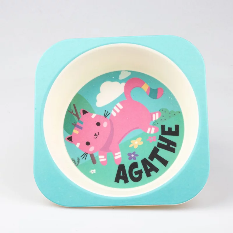 ASSIETTE ENFANT AGATHE 14.5x14.5x4cm