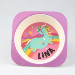 ASSIETTE ENFANT LINA 14.5x14.5x4cm