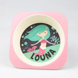 ASSIETTE ENFANT LOUNA 14.5x14.5x4cm