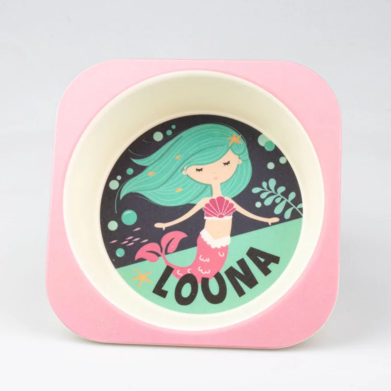 ASSIETTE ENFANT LOUNA 14.5x14.5x4cm