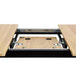 TABLE EXTENSIBLE BOIS PIED NOIR