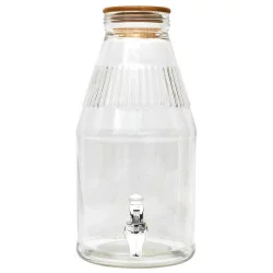 FONTAINE AVEC COUVERCLE EN BOIS 3.8L