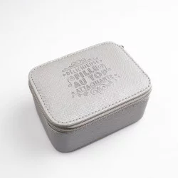 BOITE BIJOUX TOP FILLE DÉCALÉ 10x8x5cm