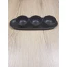 SET APÉRO 4 PIÈCES NOIR MAT
