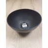 SALADIER NOIR MAT D24.5cm