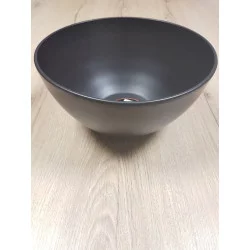 SALADIER NOIR MAT D28cm