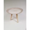 PETITE TABLE BASSE SUNFLOWER GRAVÉ D40H38cm PETITE TABLE BASSE SUNFLOWER GRAVÉ D40H38cm