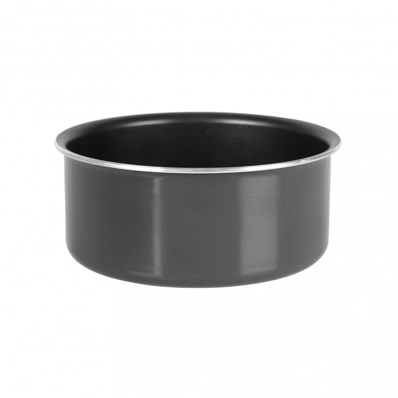 Casserole alu antiadhésive noir induction D16cm sans poignée