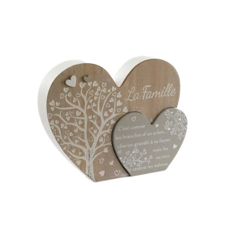 DÉCO COEUR ARBRE DE VIE 22x16CM