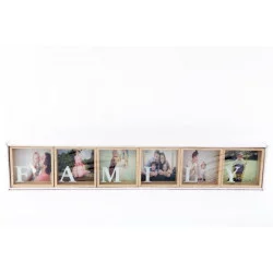 CADRE PHOTO "FAMILY" x6 10x10cm