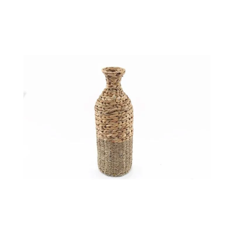 VASE NATUREL EN JONC H45xD15cm