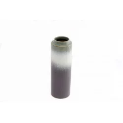 VASE GRIS 3 TONS 24X8CM