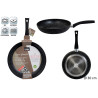 POÊLE ALUMINIUM FORGÉ ASPECT PIERRE D30cm