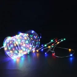 GUIRLANDE 100 NANO LED MULTICOLORE
