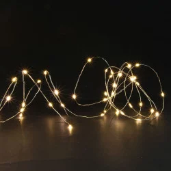 GUIRLANDE 100 NANO LED BLANC CHAUD