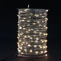 GUIRLANDE 100 NANO LED BLANC CHAUD