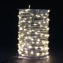 GUIRLANDE 100 NANO LED BLANC CHAUD