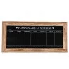 PLANNING SEMAINE EN ARDOISE 67x32cm