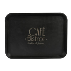PLATEAU BISTRO 41X31CM ANTIGLISSE PLASTI