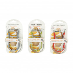 RASOIR LEGUMES INOX 3ASS POIGNEE ERGONOM