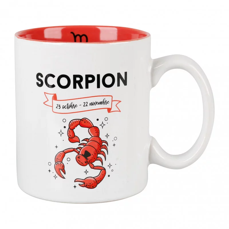 MUG GRES 32CL HOROSCOPE SCORPION MUG GRES 32CL HOROSCOPE SCORPION
