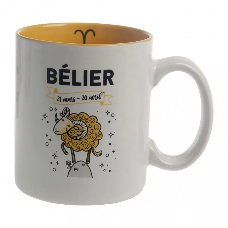 MUG GRES 32CL HOROSCOPE BELIER MUG GRES 32CL HOROSCOPE BELIER