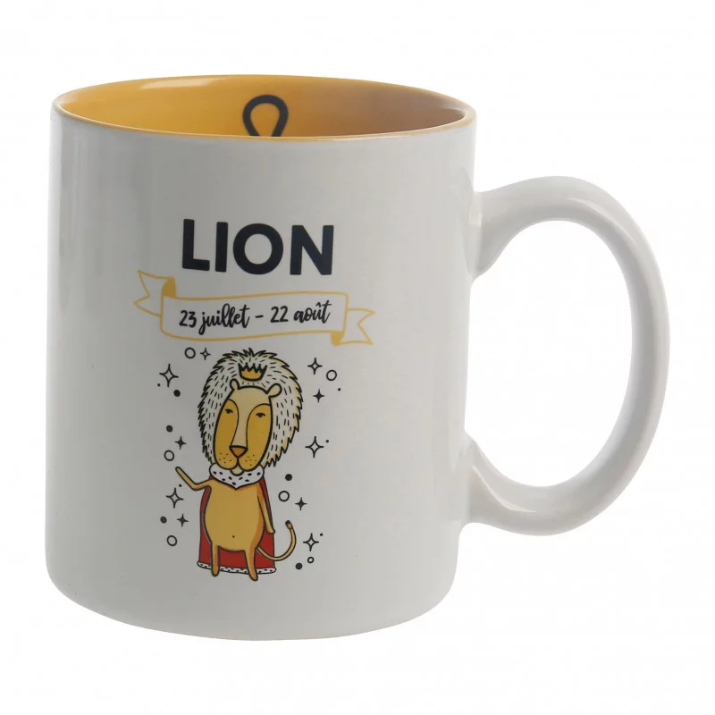 MUG GRES 32CL HOROSCOPE LION MUG GRES 32CL HOROSCOPE LION